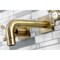 Kingston Brass KS6123BX Two-Handle Wall Mount Bathroom Faucet, Antique Brass KS6123BX - alternate 3